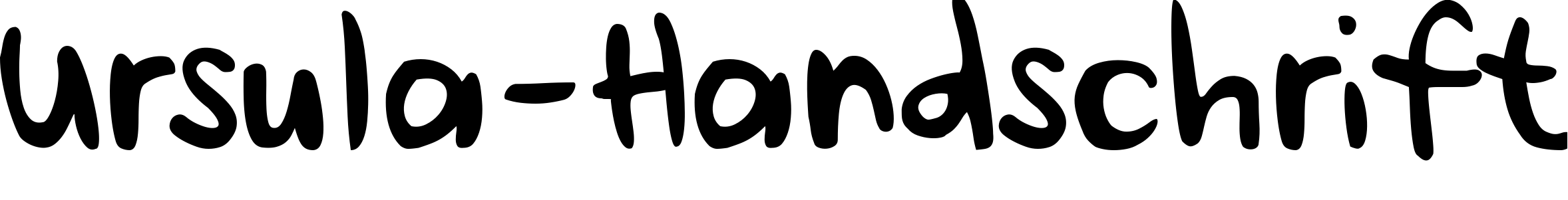 Font Ursula-Handschrift