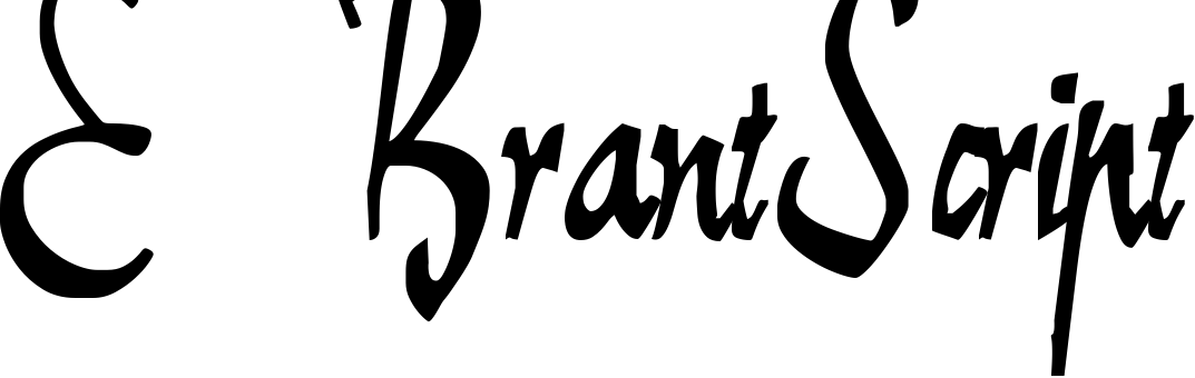 Font E-BrantScript