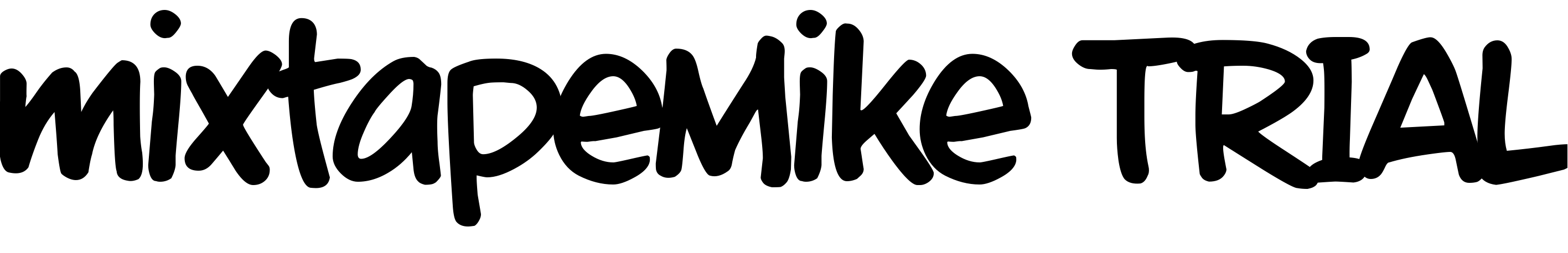 Font mixtapeMike_TRIAL