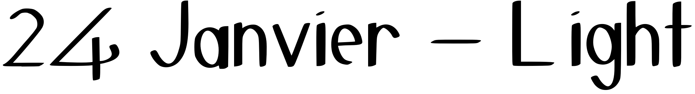 Font 24 Janvier - Light
