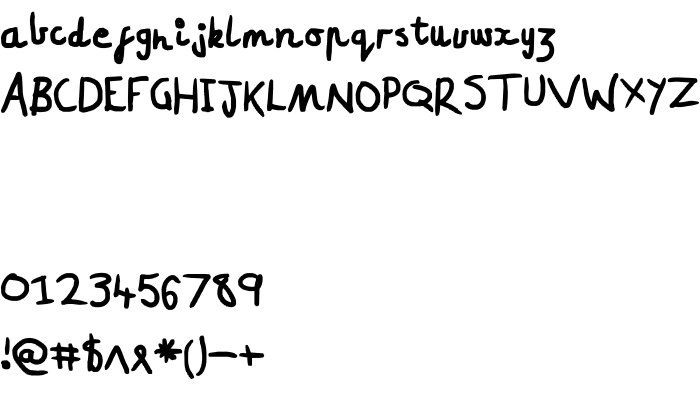 Шрифт Best font ever