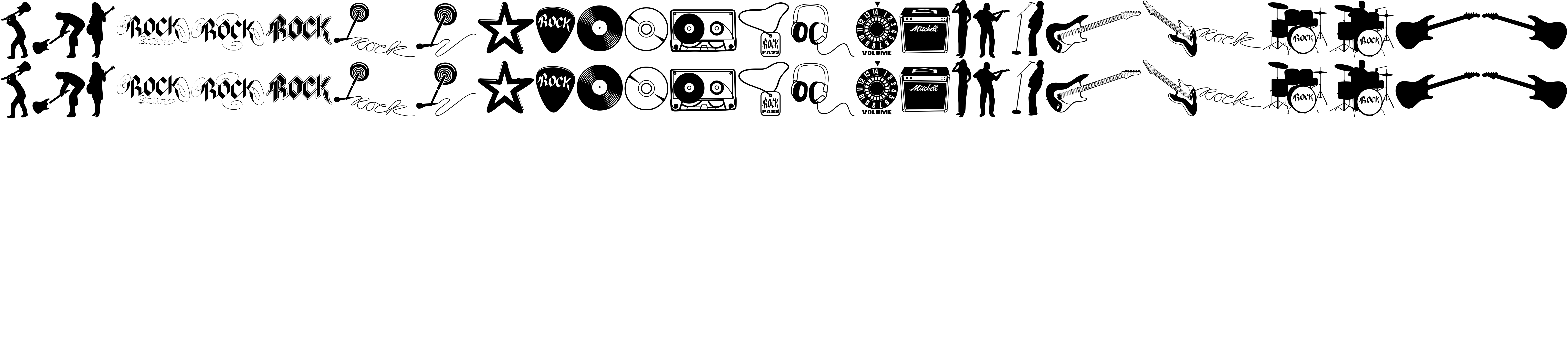 Preview font Rock Star 2.0