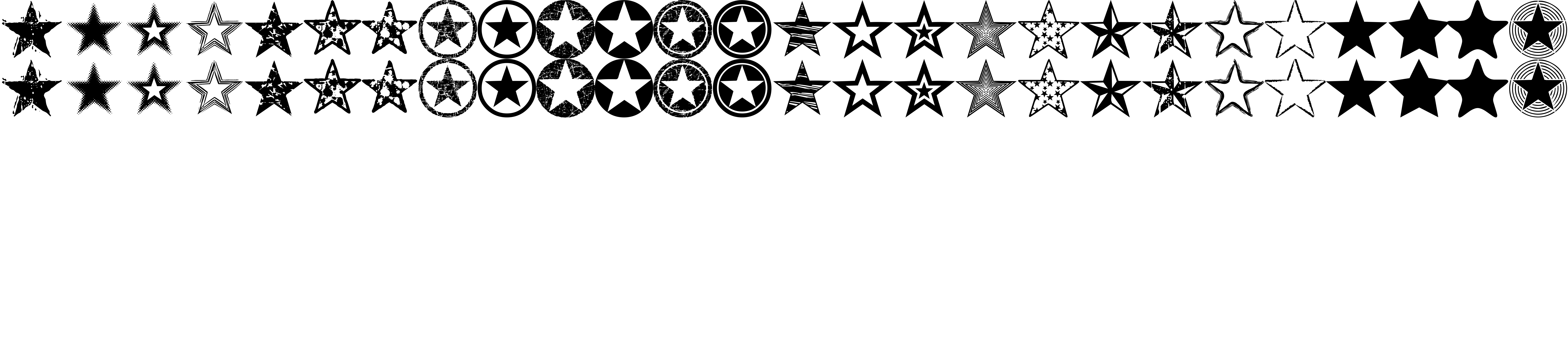 Preview font Seeing Stars