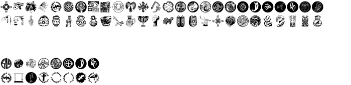 Шрифт Artfacts
