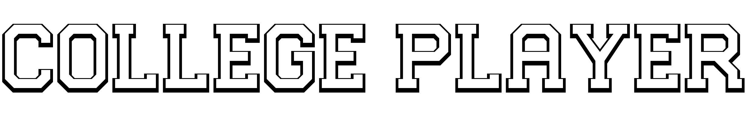 Font College Player