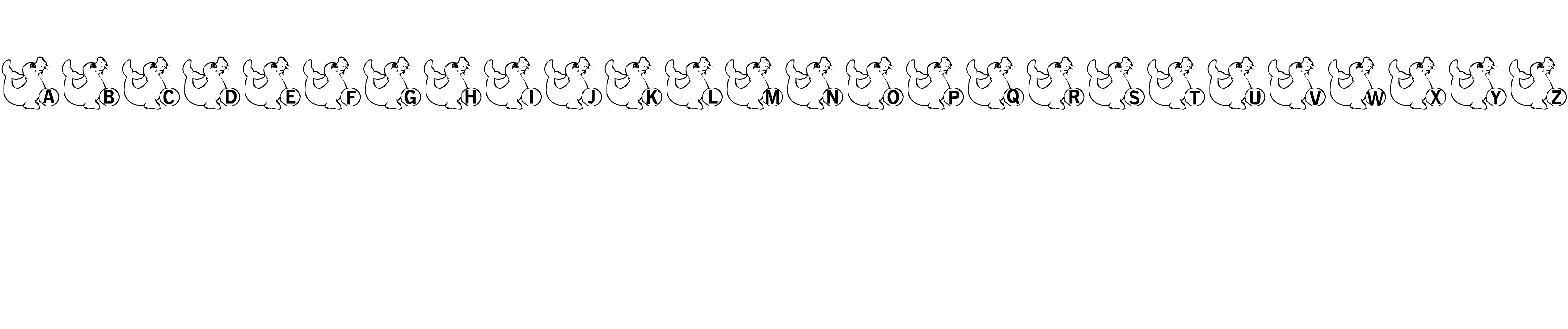Preview font LMS Seal Talk