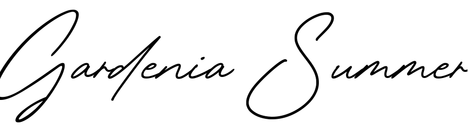 Font Gardenia Summer