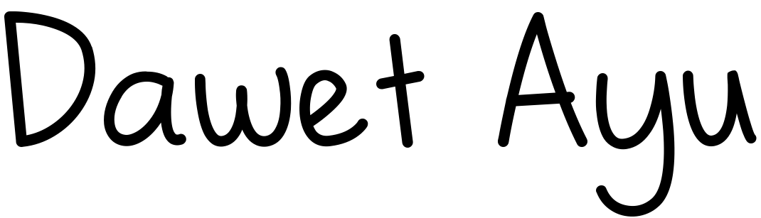 Font Dawet Ayu