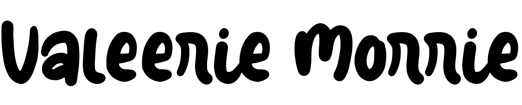 Font Valeerie Morrie
