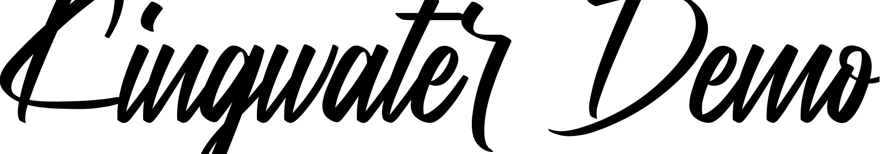 Font Kingwater Demo