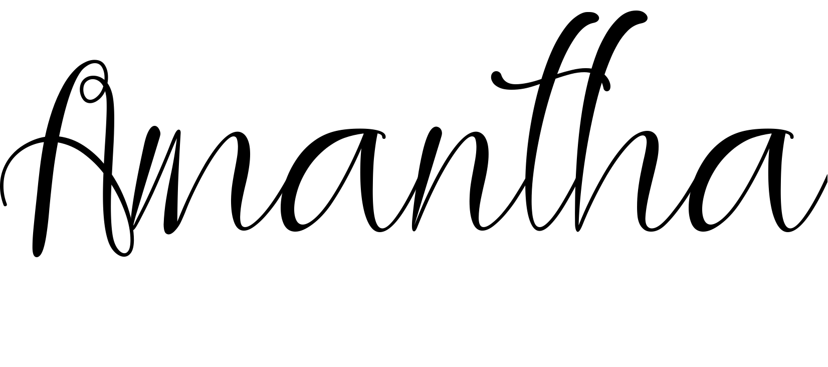 Font Amantha