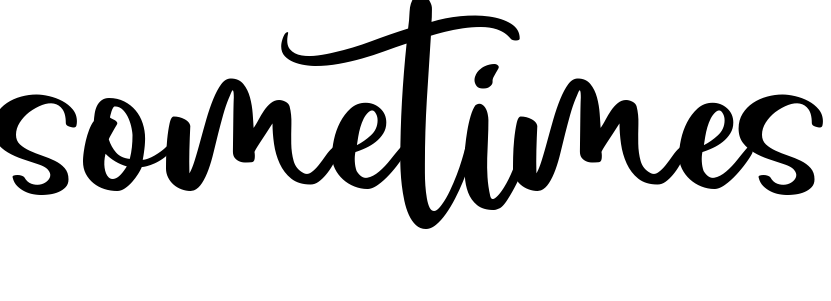 Font sometimes