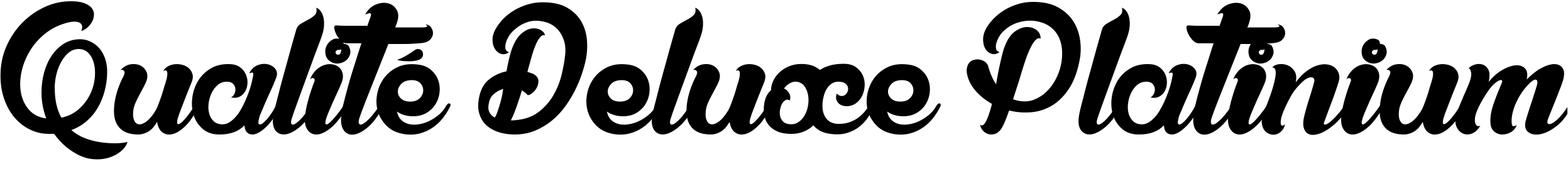 Font Qualité Deluxe Platinium