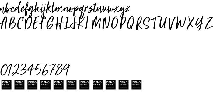 Font Super Natural - Demo