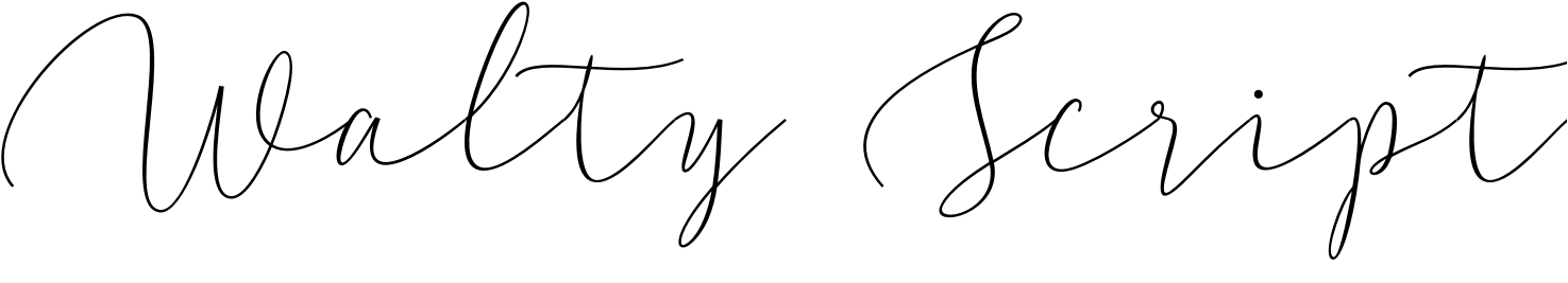 Font Walty Script