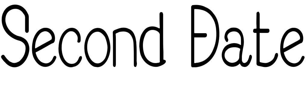 Font Second Date