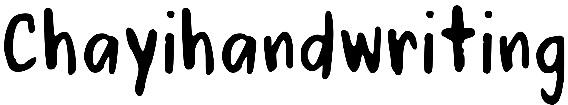 Font Chayihandwriting