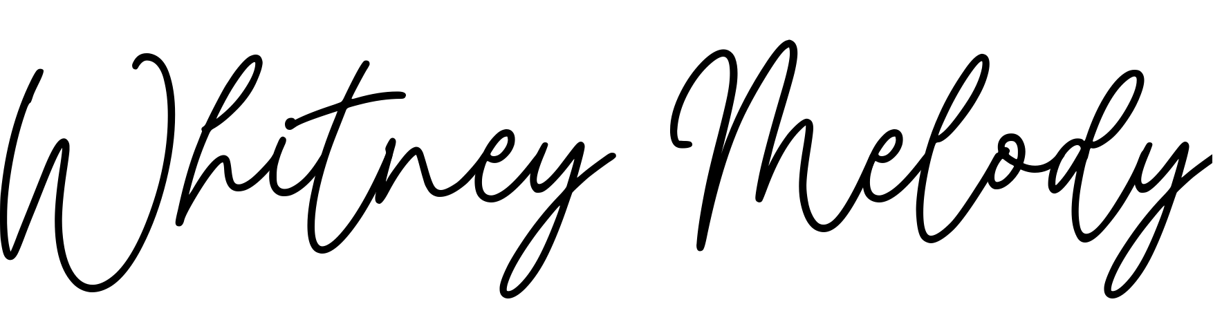 Font Whitney Melody