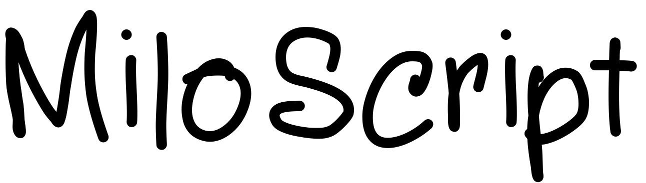 Font MiloScript