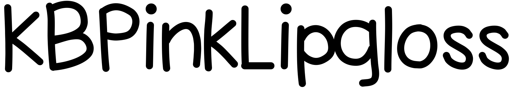Font KBPinkLipgloss
