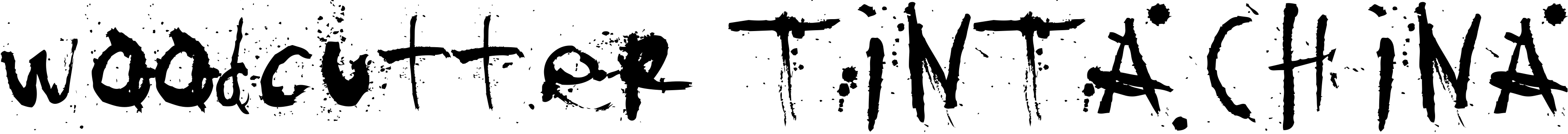 Font woodcutter TINTA CHINA