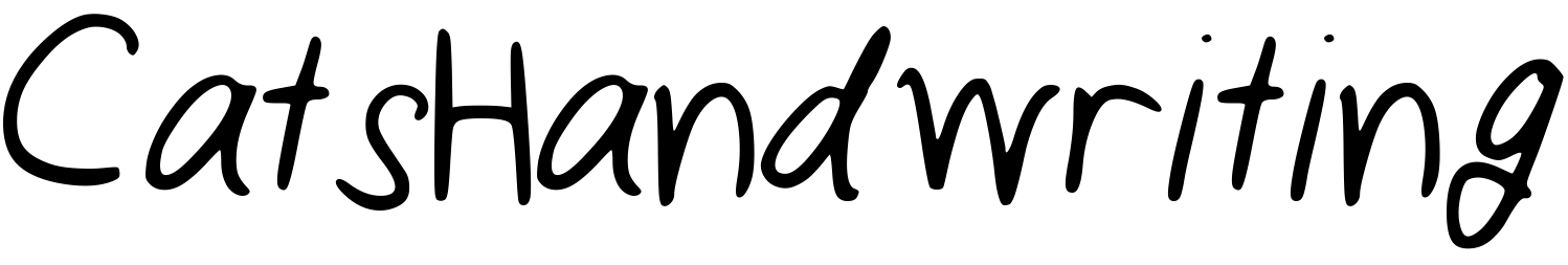 Font CatsHandwriting