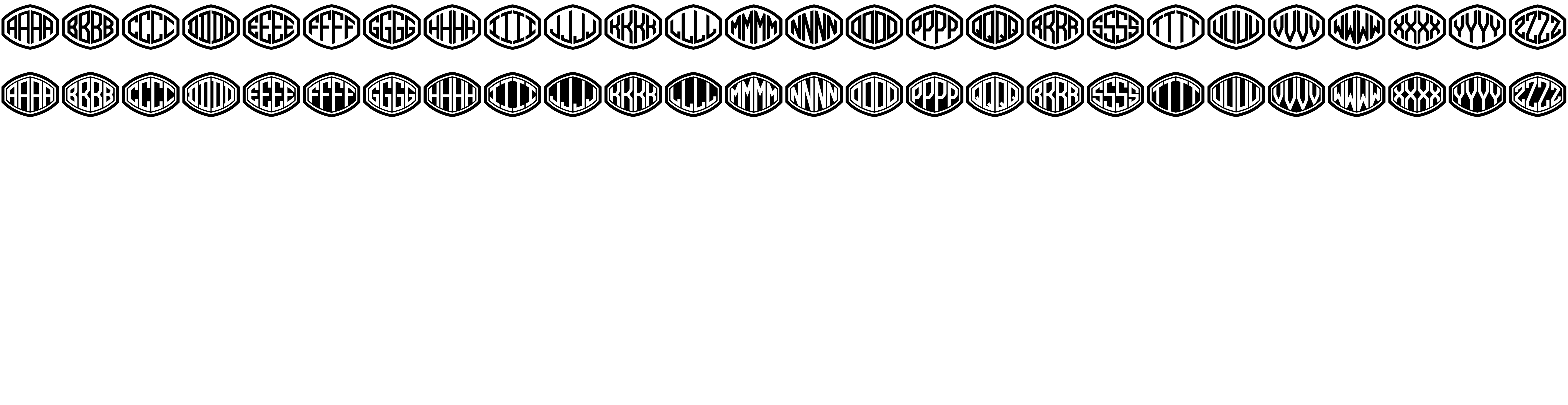 Preview font Monogramus