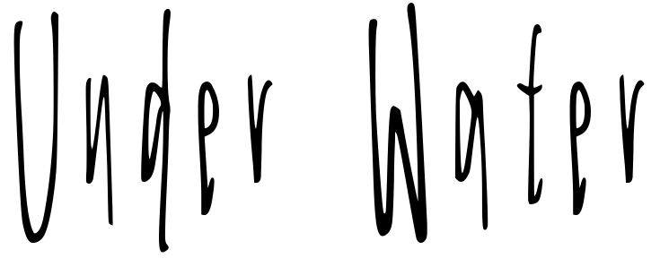 Font Under Water