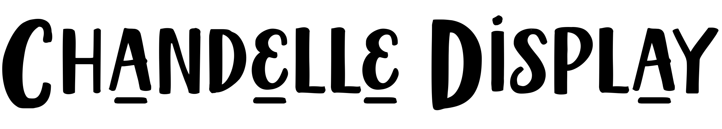 Font Chandelle Display