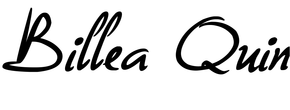 Font Billea Quin