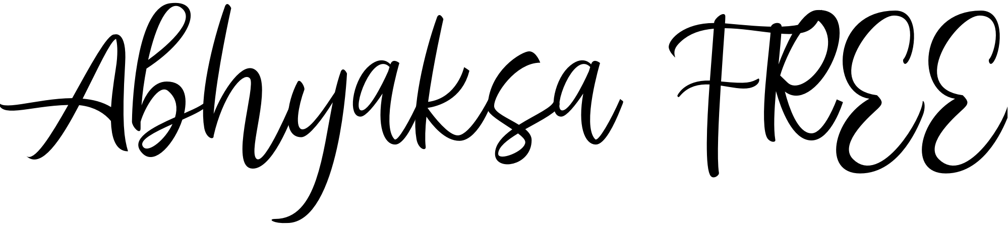 Font Abhyaksa FREE