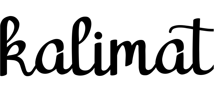 Font kalimat