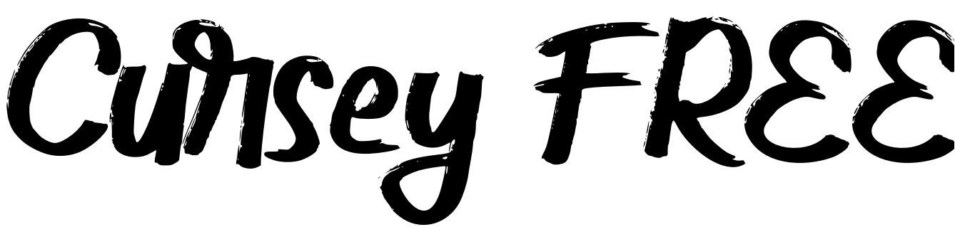 Font Cursey FREE