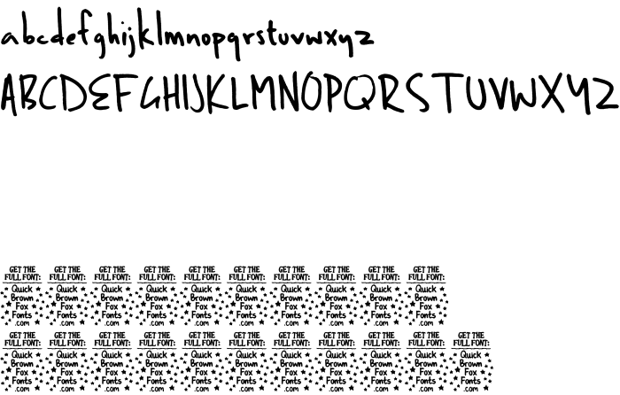 Font Ben Brown (Demo Version)