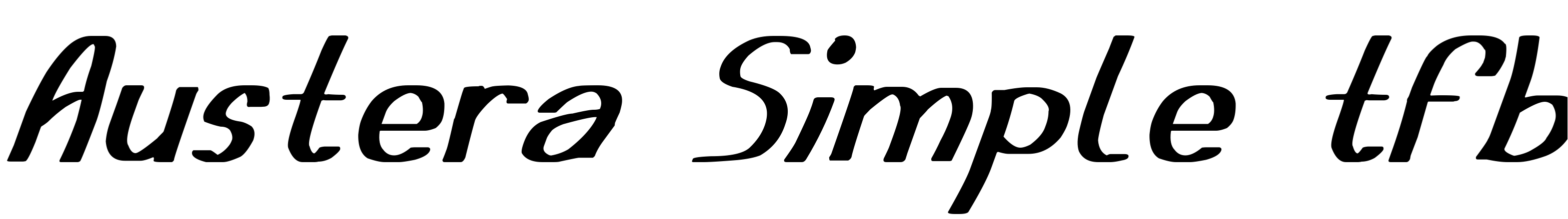 Font Austera Simple tfb