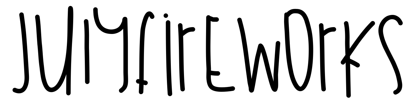 Font JulyFireworks