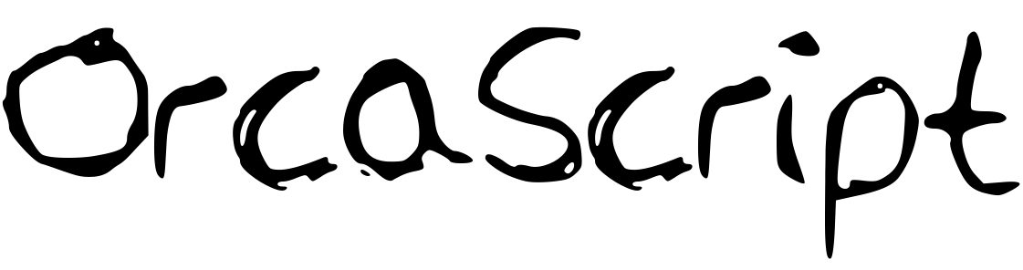 Font OrcaScript