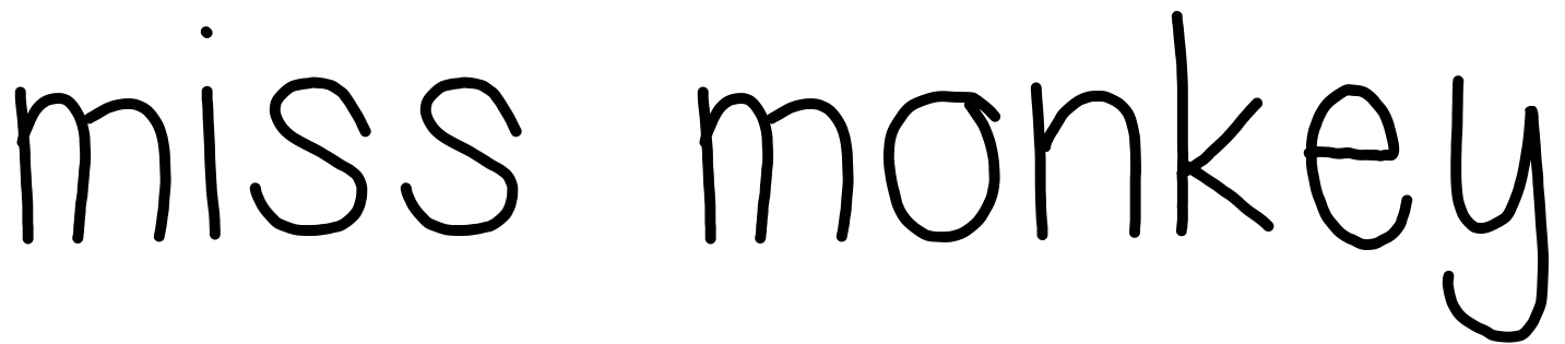 Font miss monkey