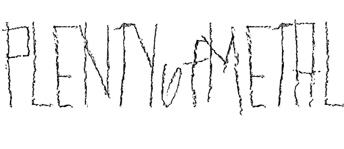 Font PLENTYofMETAL