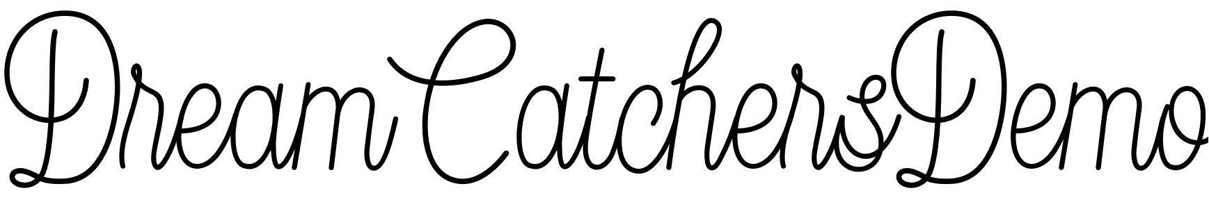 Font DreamCatchersDemo