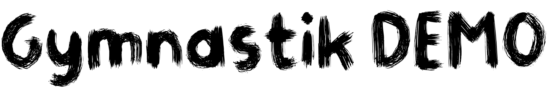 Font Gymnastik DEMO