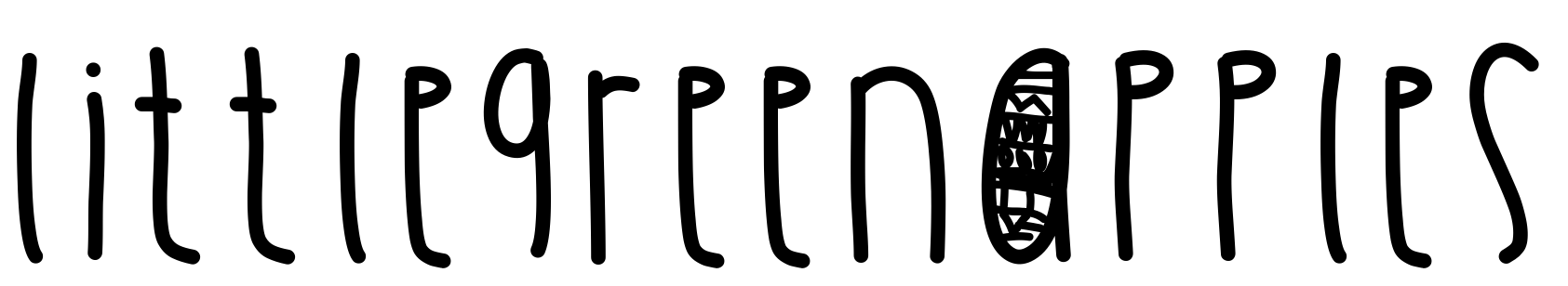 Font LittleGreenApples