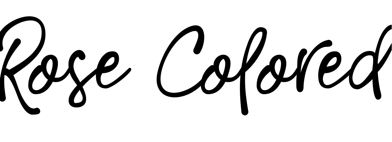 Font Rose Colored