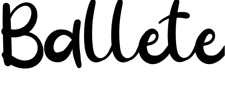 Font Ballete