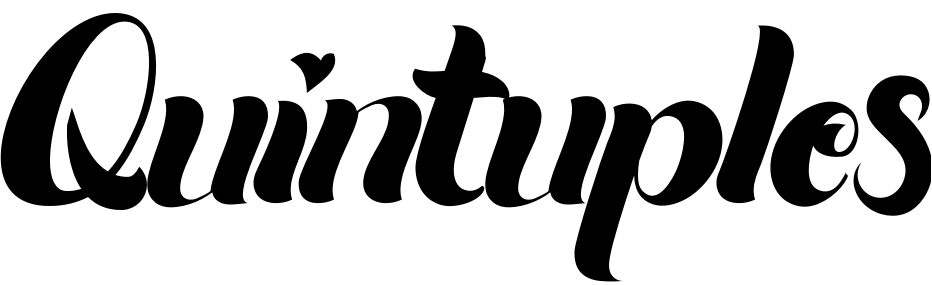 Font Quintuples