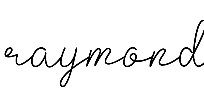 Font raymond