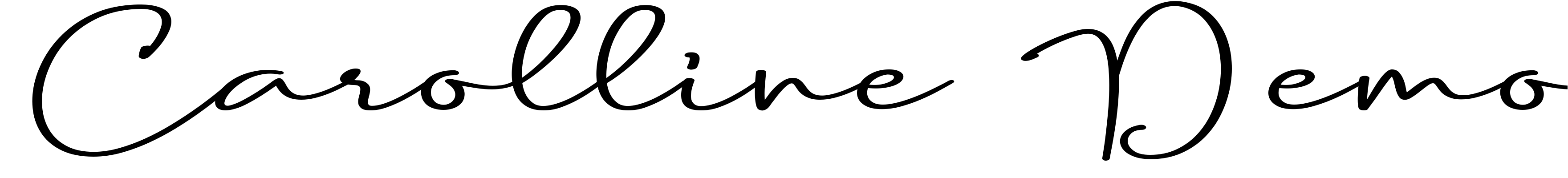 Font Carolline Demo