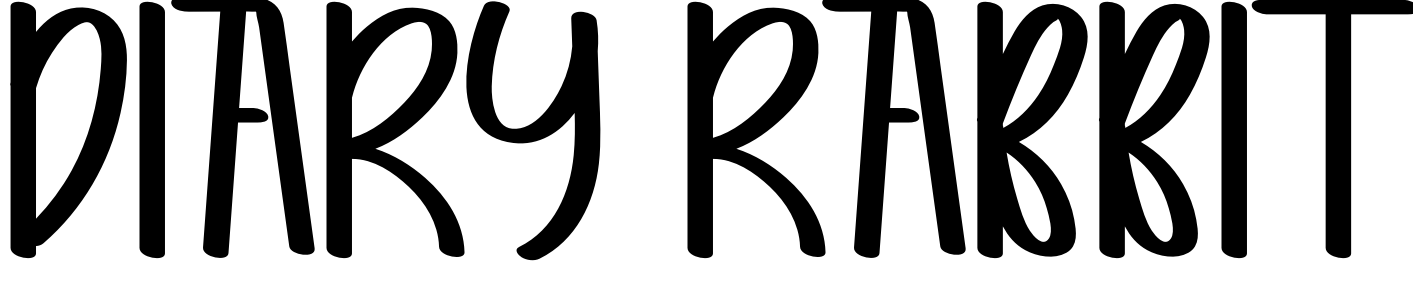 Font DIARY RABBIT