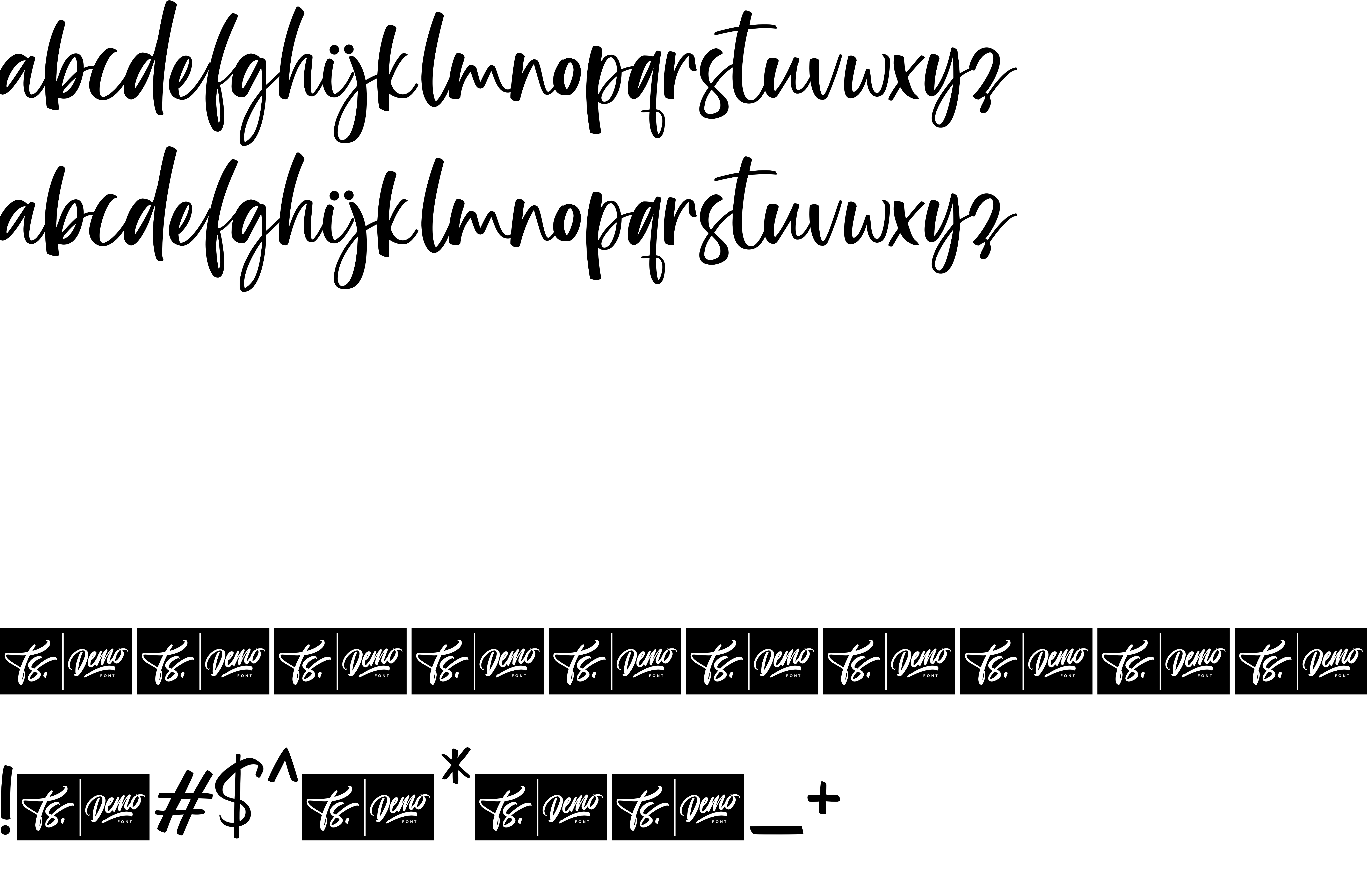 Preview font Blindsay