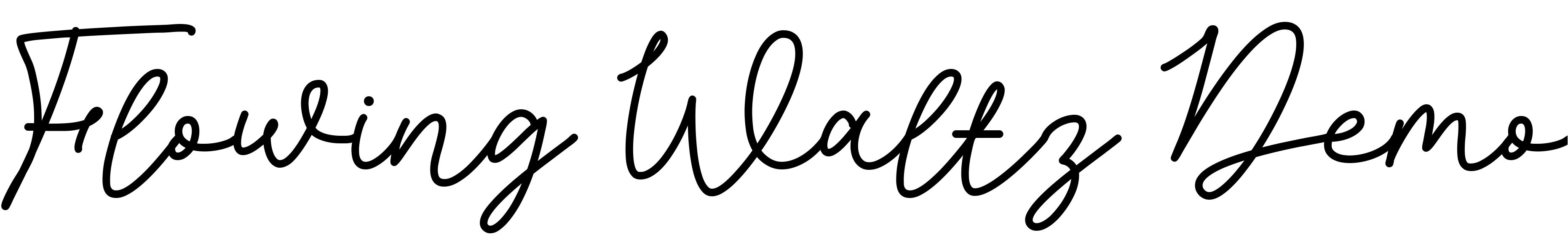 Font Flowing Waltz Demo